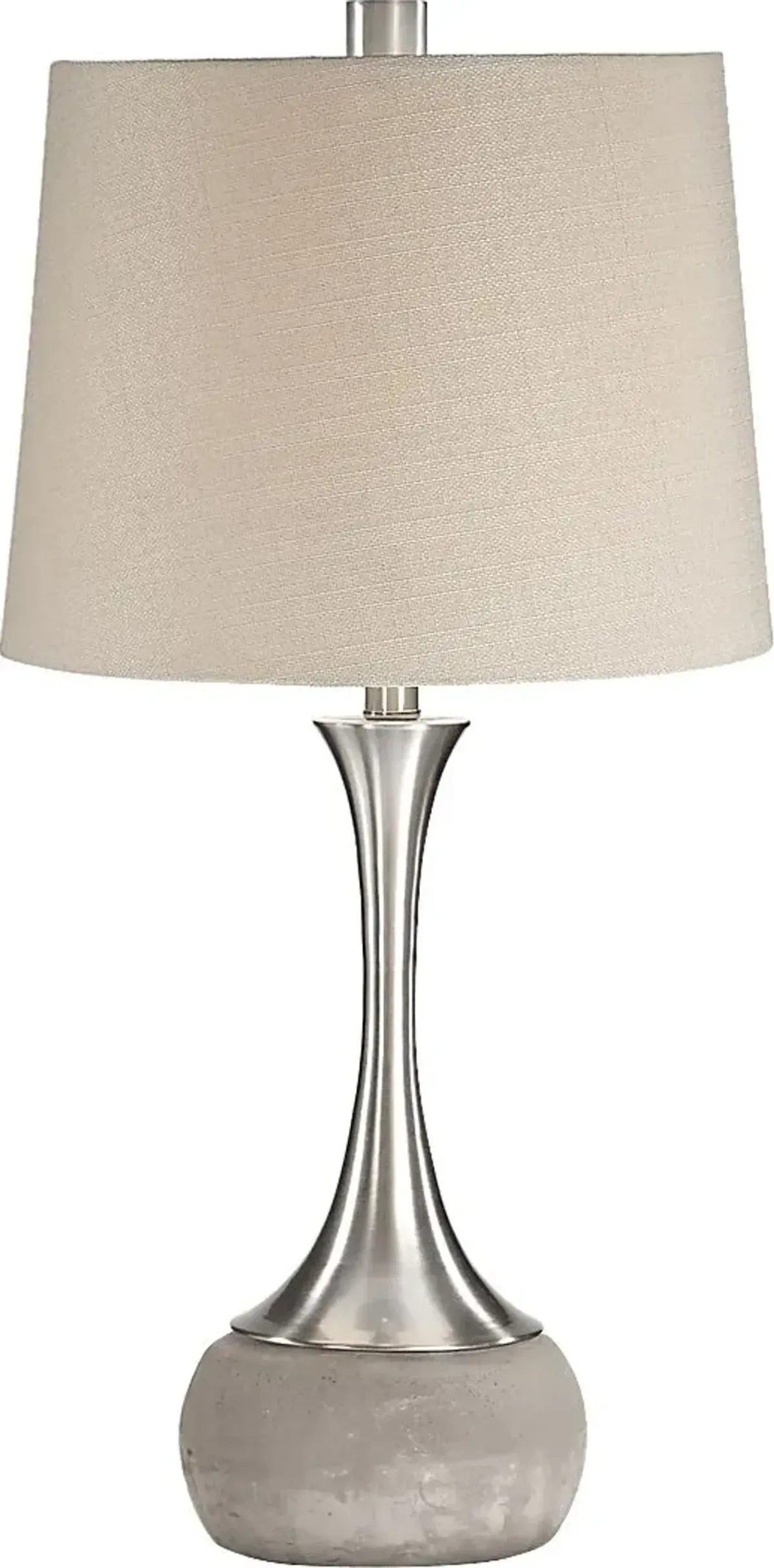 Debora Trail Nickel Lamp