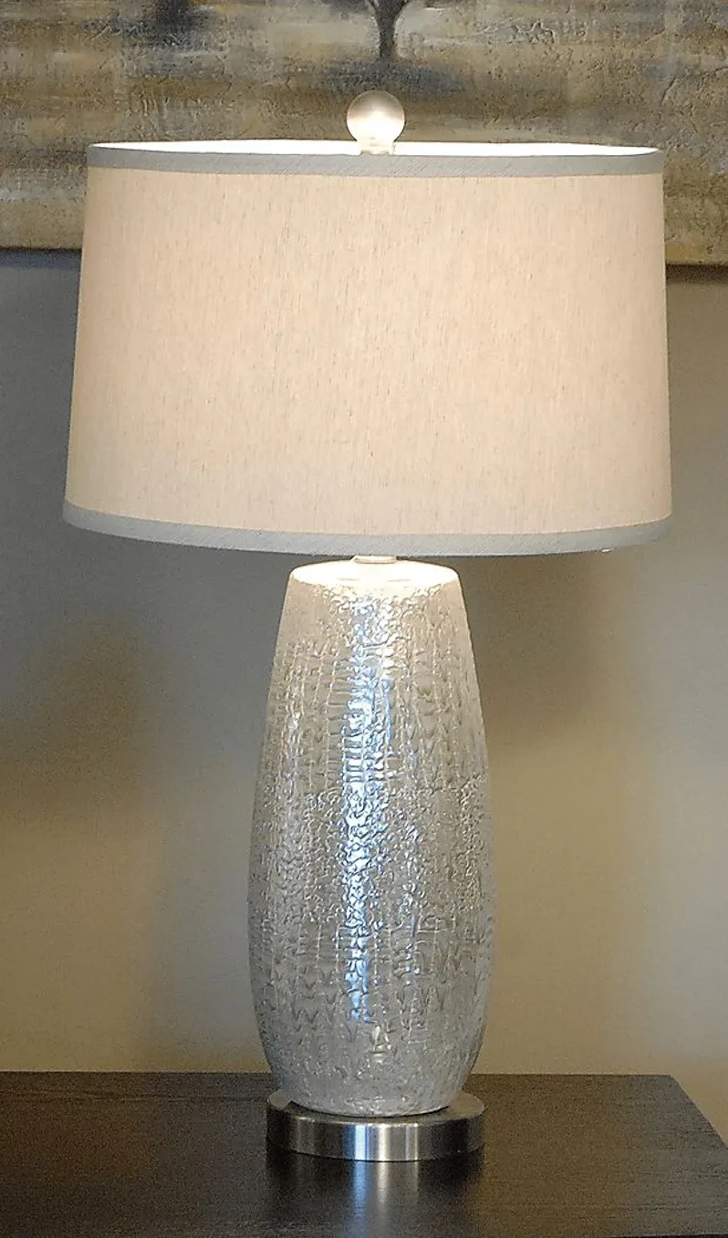 Westway Central Silver Lamp, Set of 2