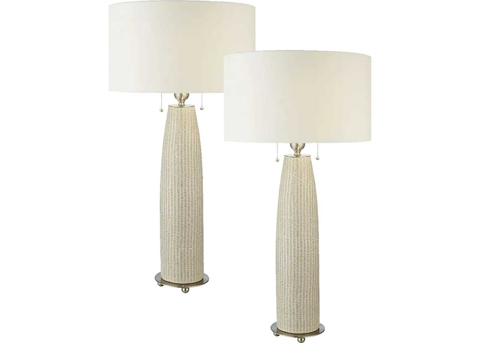 Vauxhall Landing Beige Set of 2 Lamps