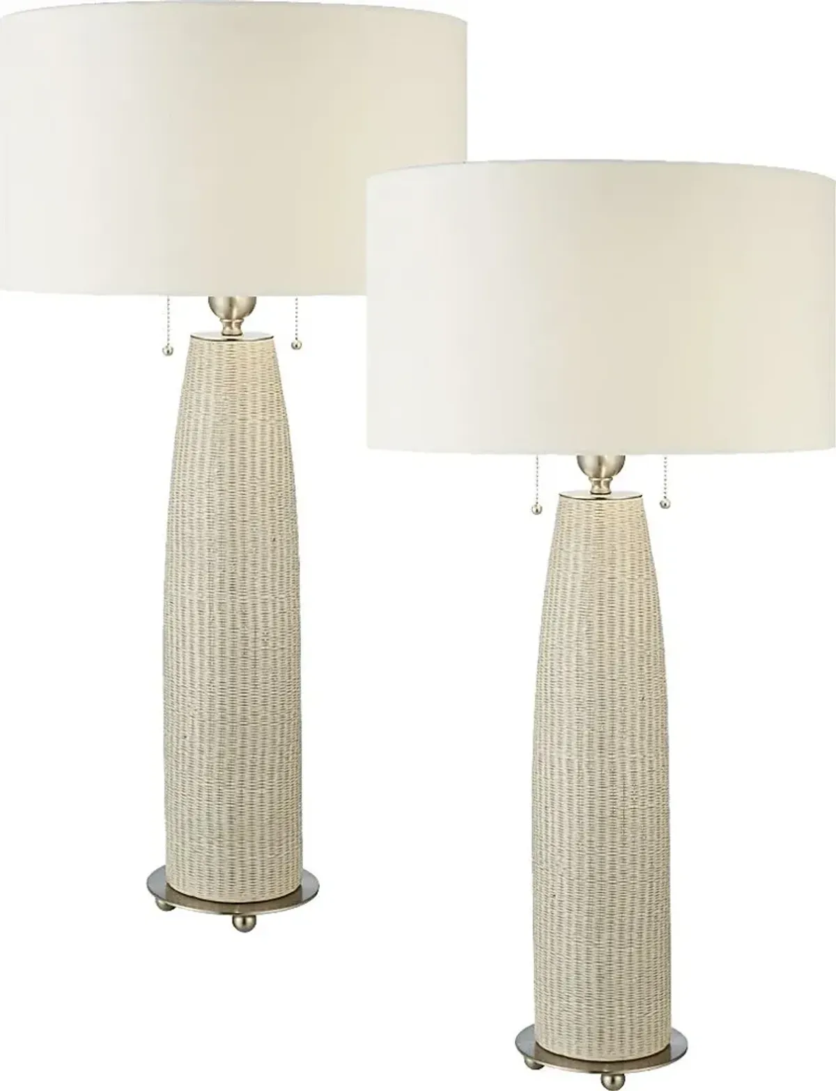 Vauxhall Landing Beige Set of 2 Lamps