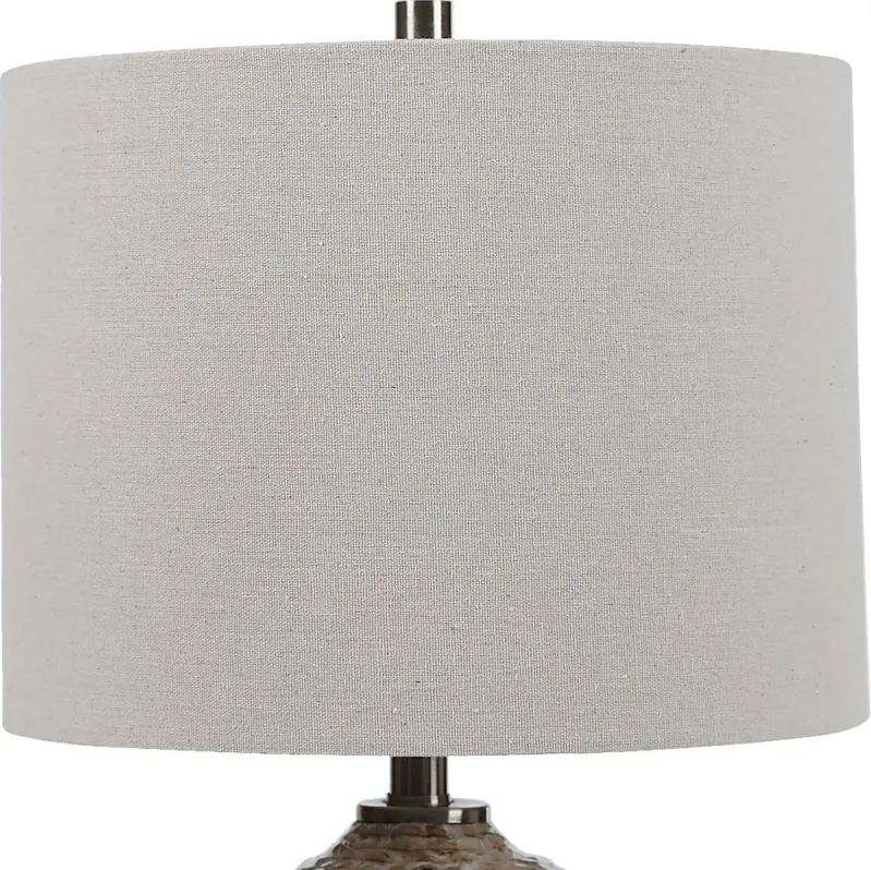 Banner Court Brown Lamp