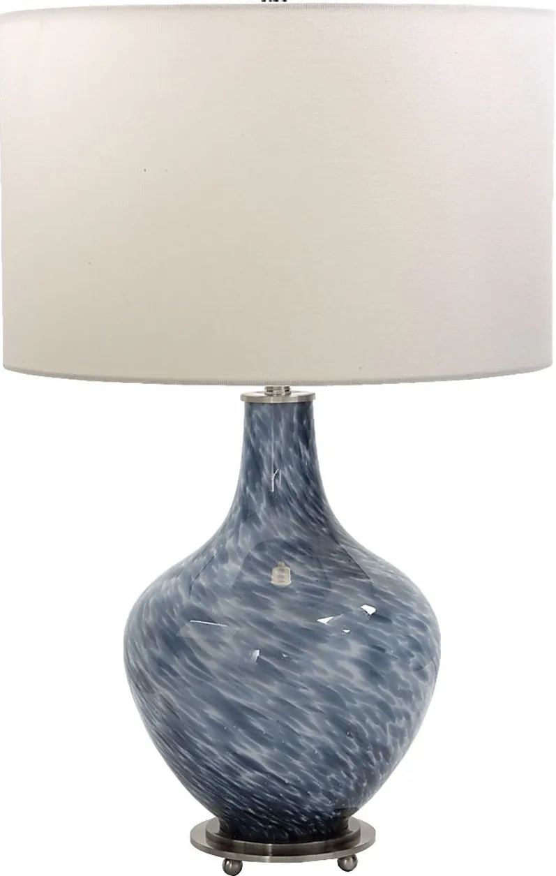 Pandores Point Blue Lamp