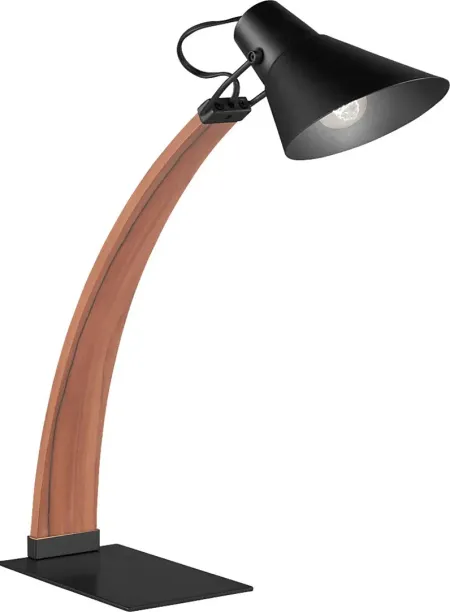Necco Shade Wood Lamp