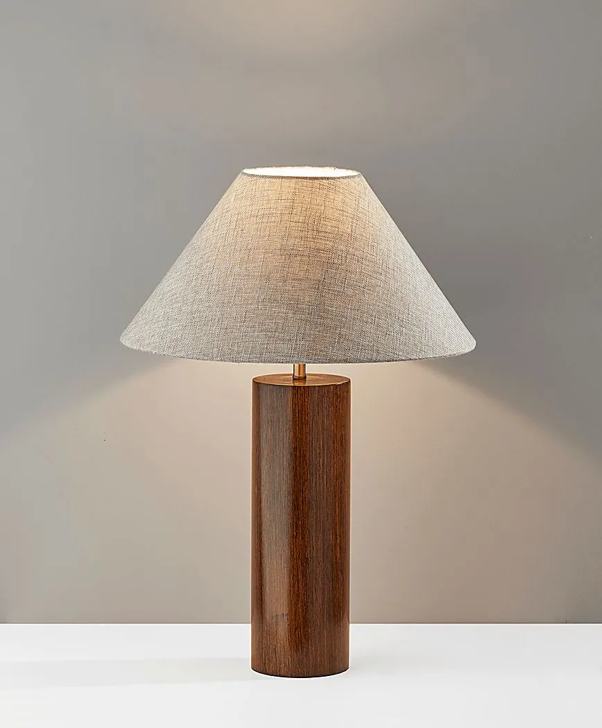 Innsbruck Strasse Walnut Lamp