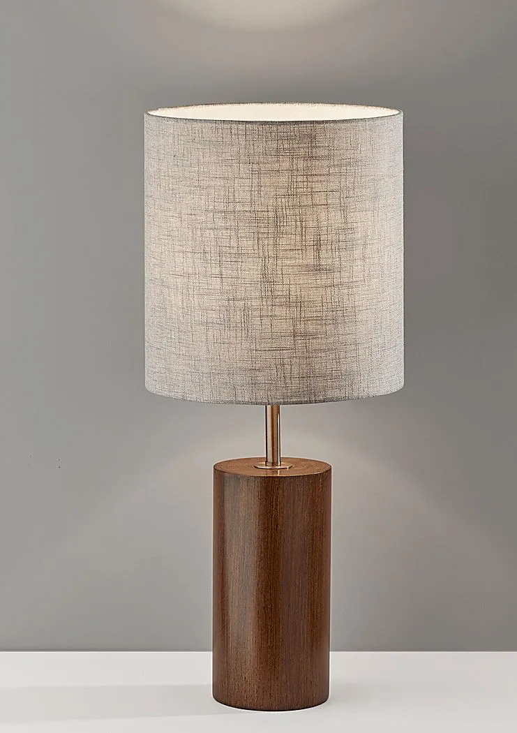 Canyon Cove Walnut Lamp