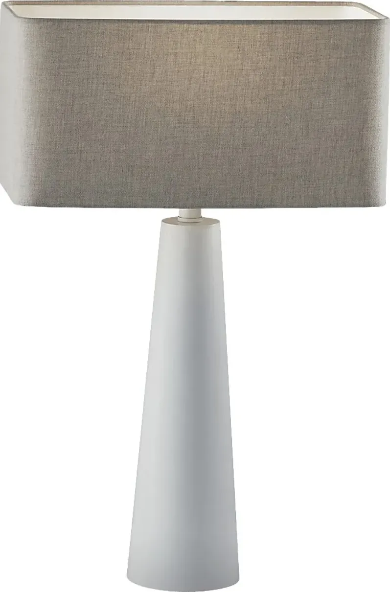 Quaker Lane White Lamp