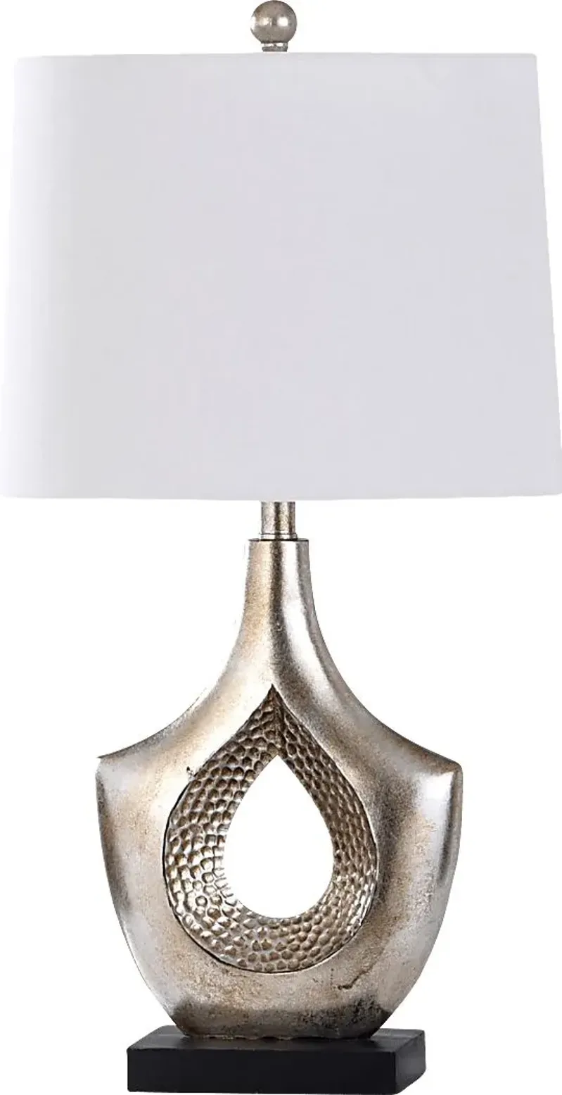 Iris Club Silver Lamp