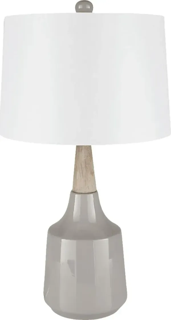Cazenove Circle Gray Lamp