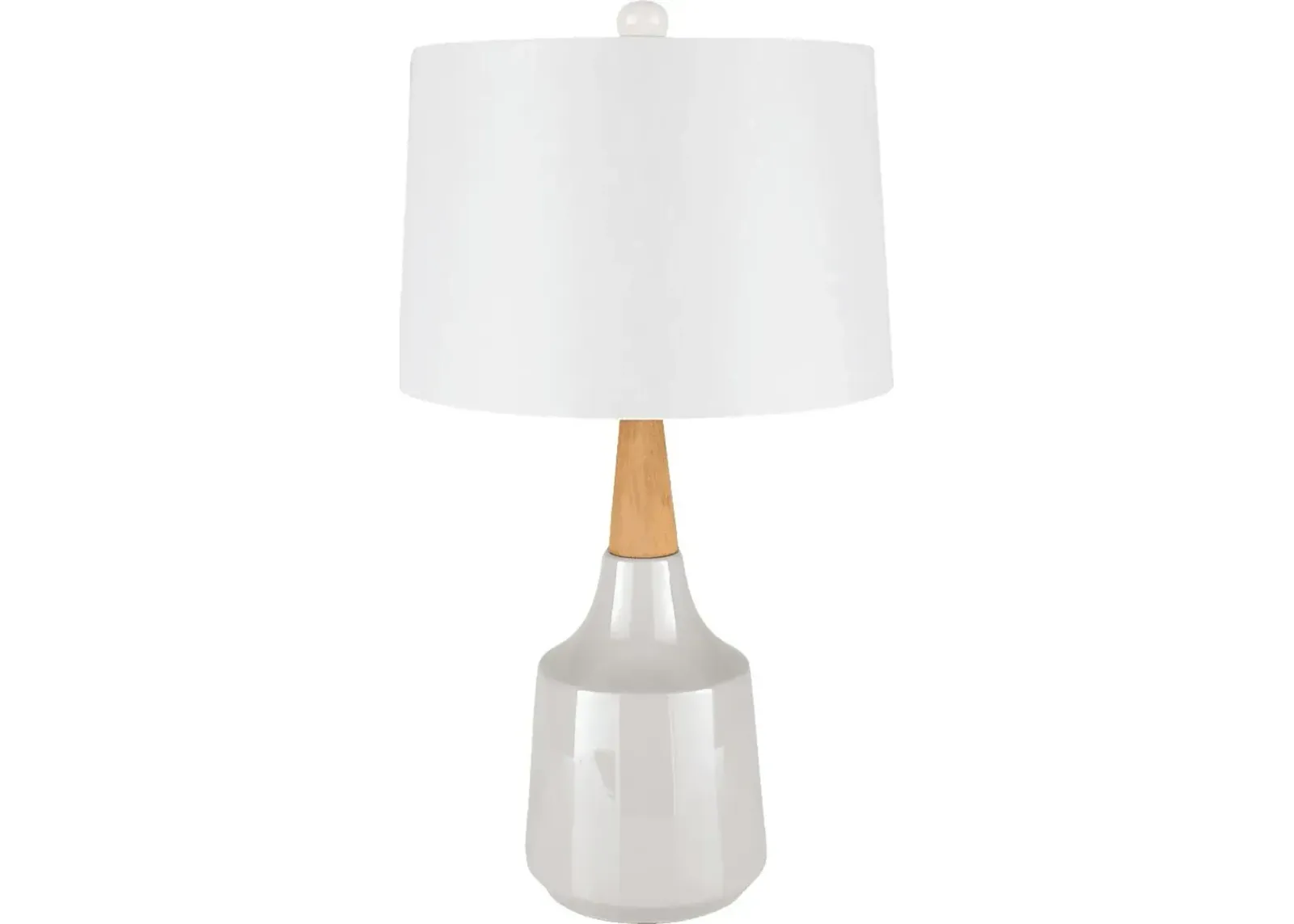 Cazenove Circle White Lamp