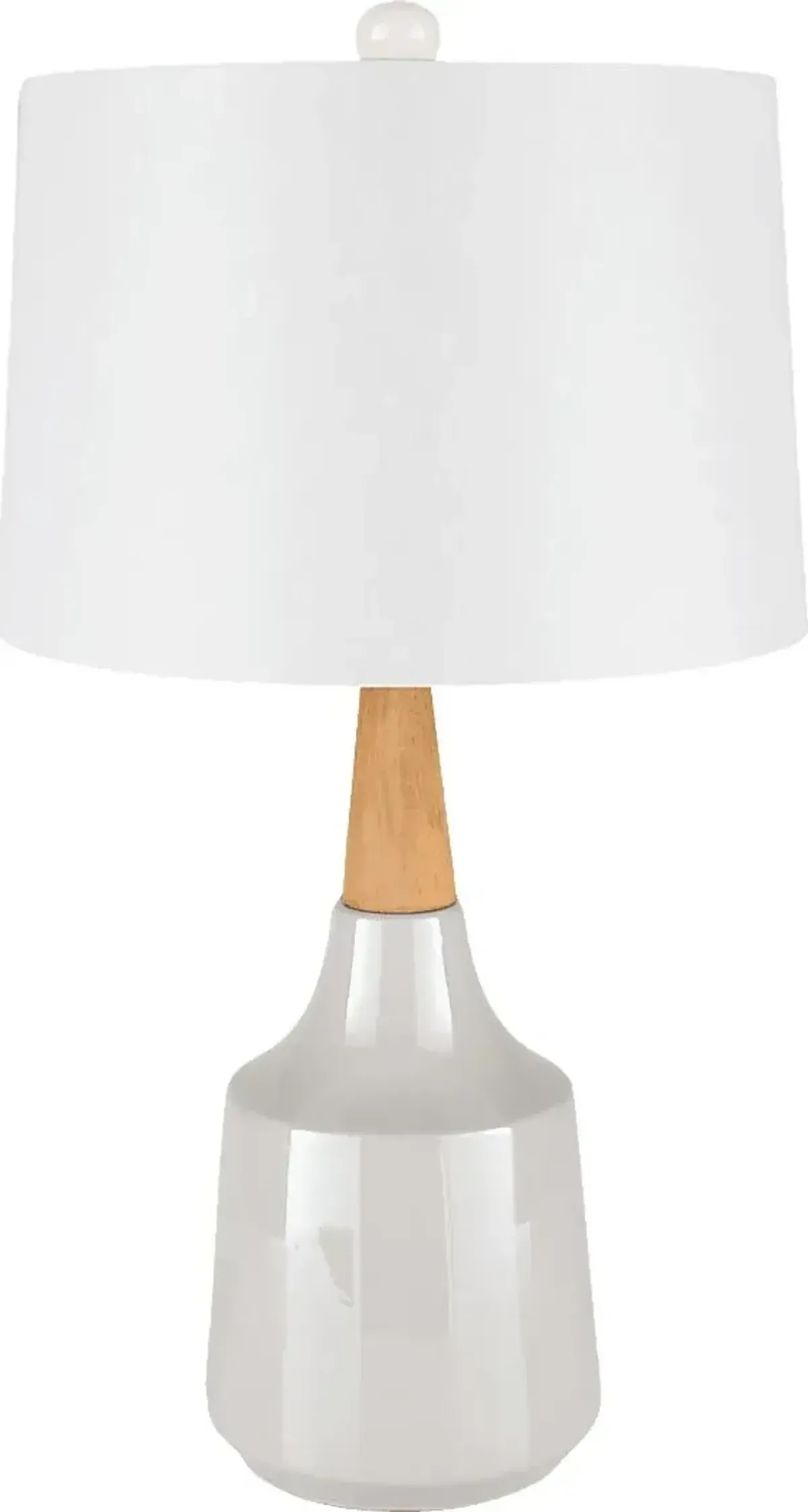 Cazenove Circle White Lamp