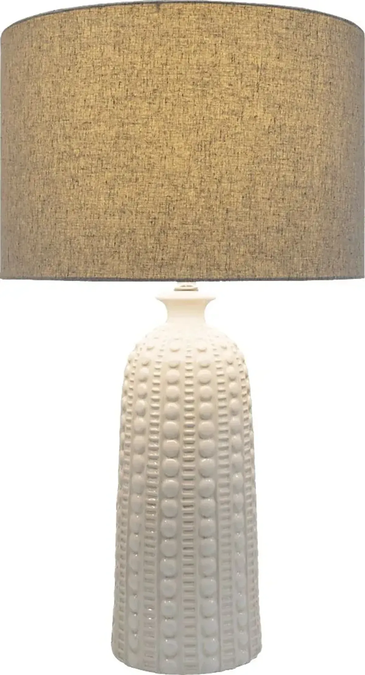 Leon Drive White Lamp