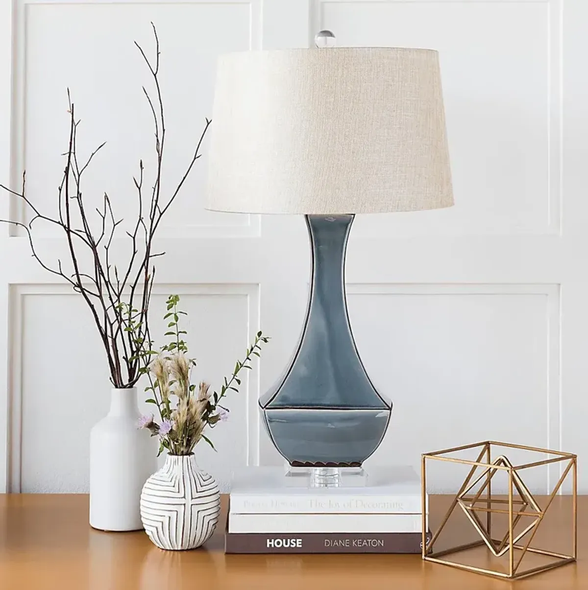 McKay Farm Gray Lamp