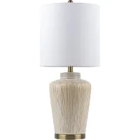 Warren Bay Cream Lamp