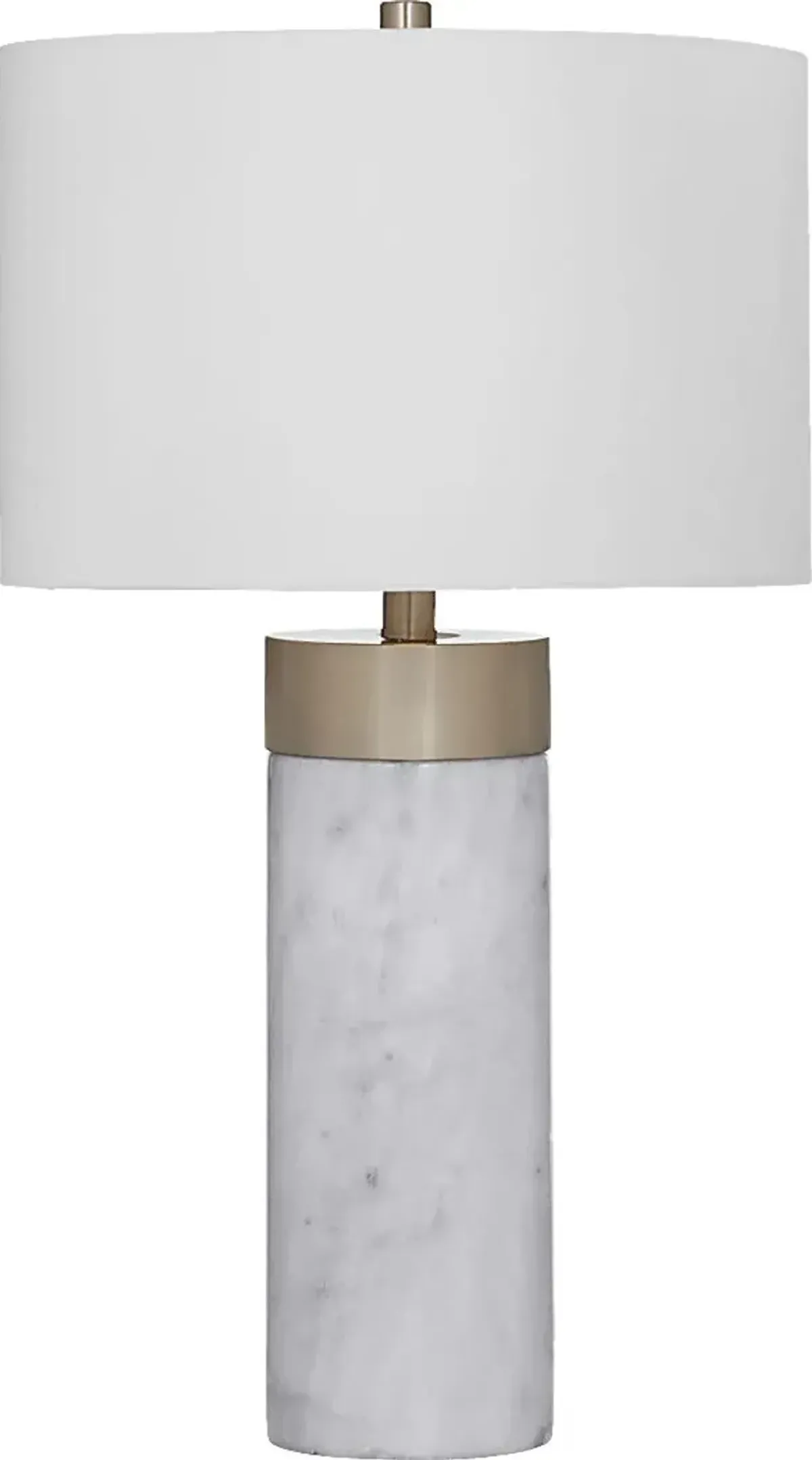 Lenox Circle White Lamp