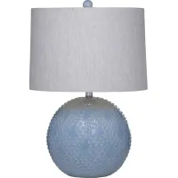 Bartlett Post Blue Lamp