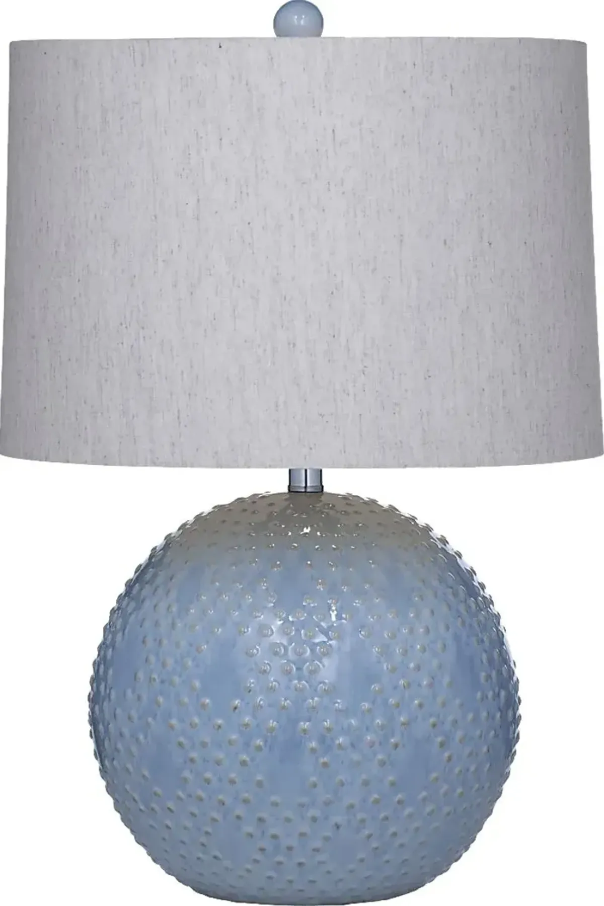 Bartlett Post Blue Lamp