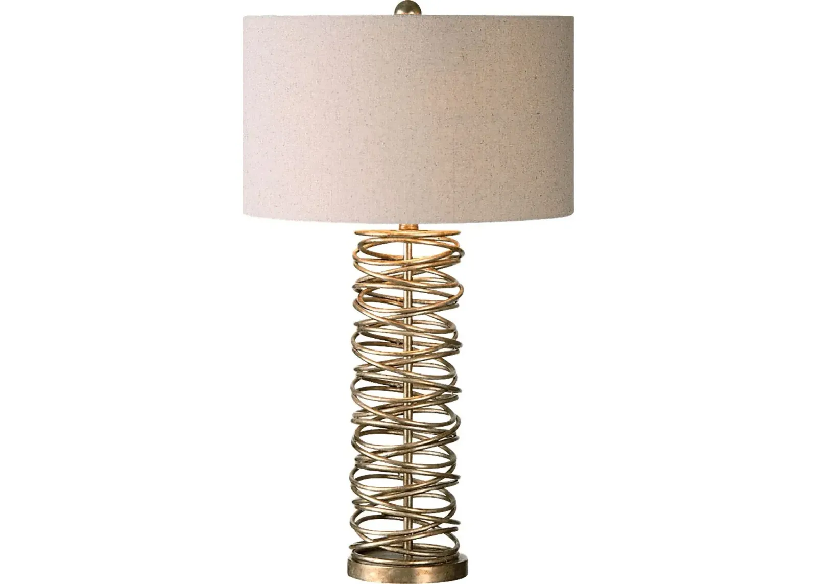 Hawkeye Place Champagne Lamp