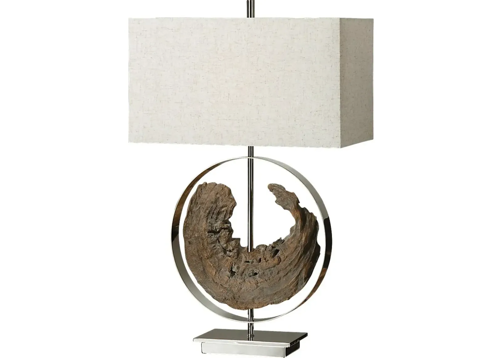 Desert Peak Silver Lamp