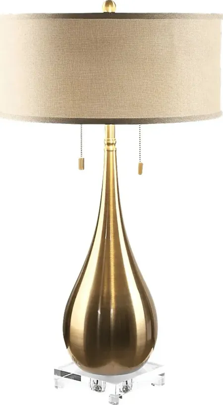 Wheatfield Brass Lamp