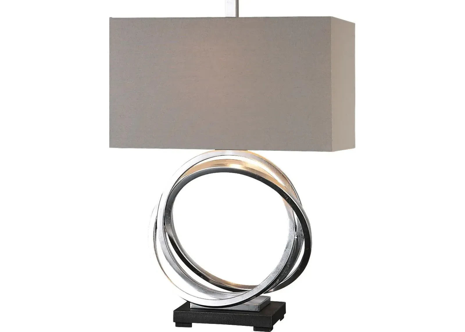 Orbital Silver Lamp