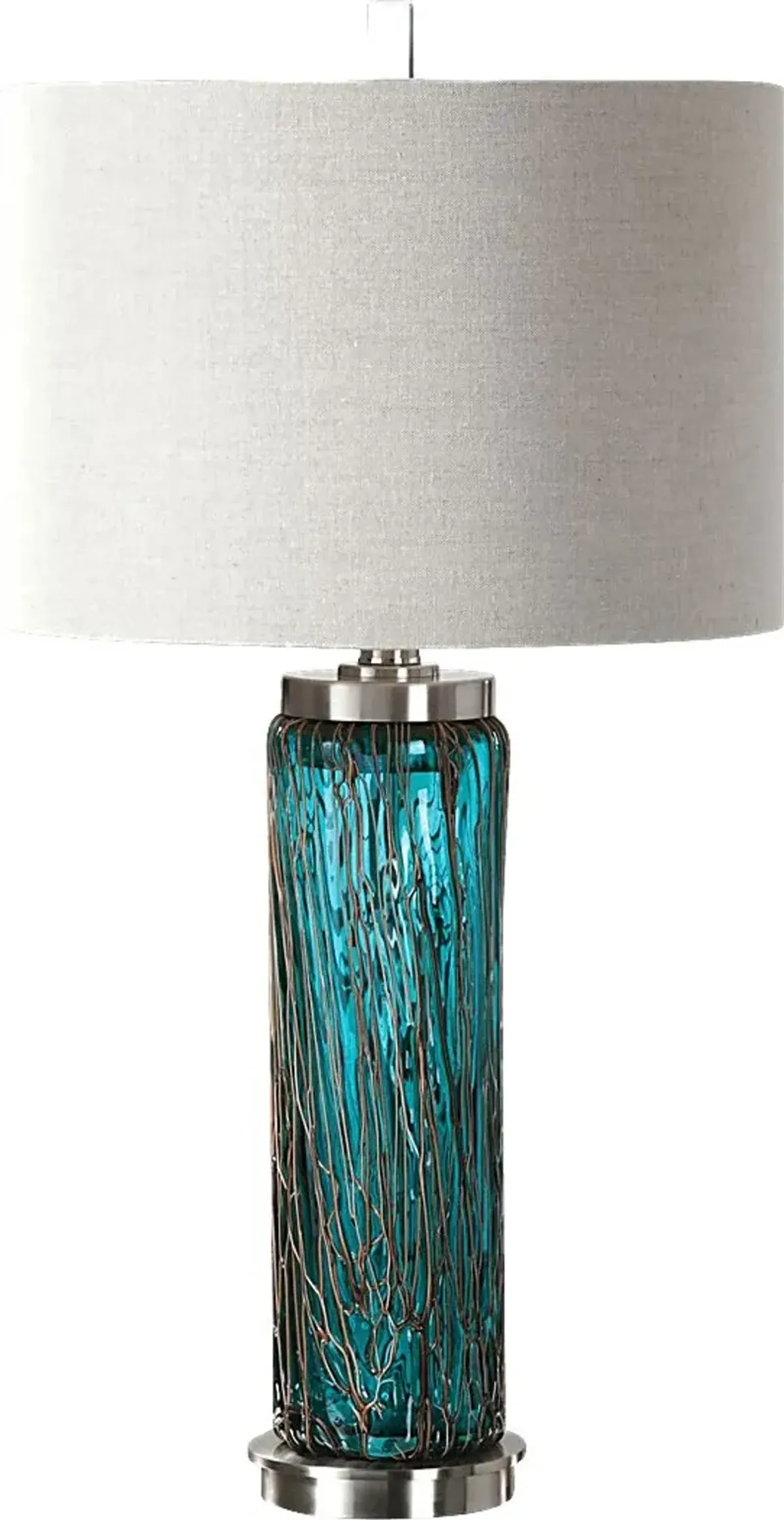 Hurley Point Blue Lamp