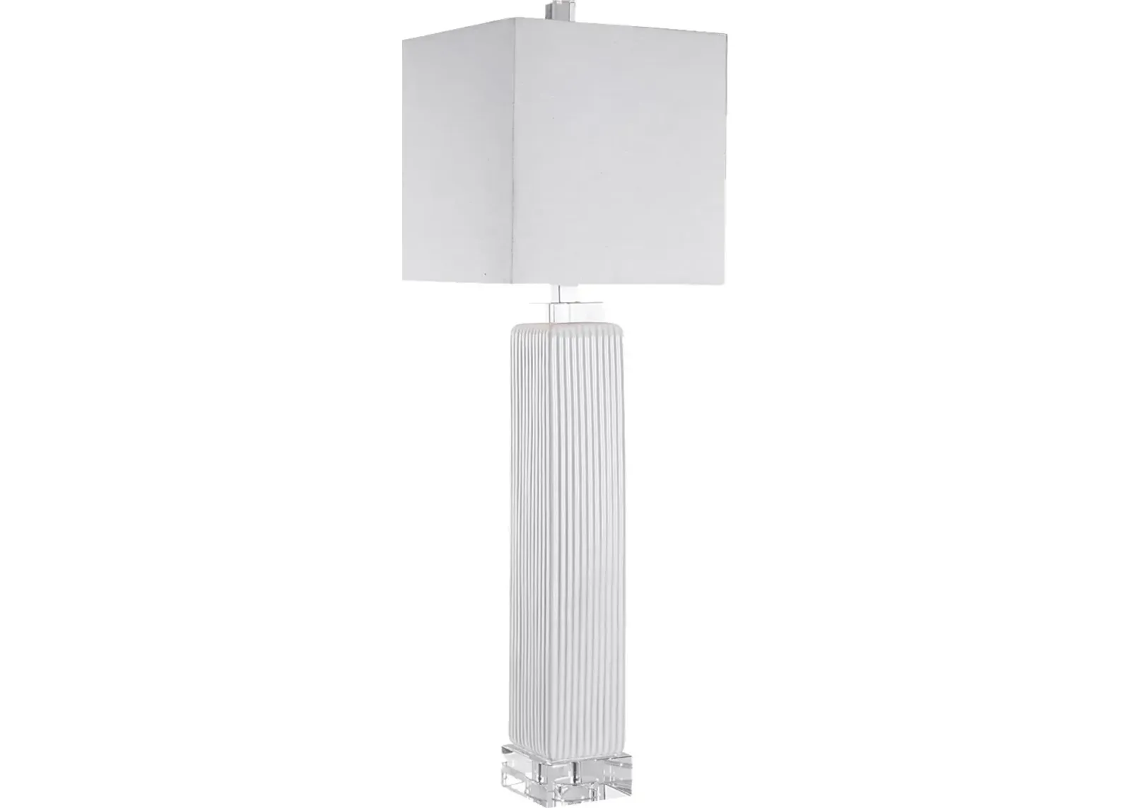 Hitching Post Lane White Lamp