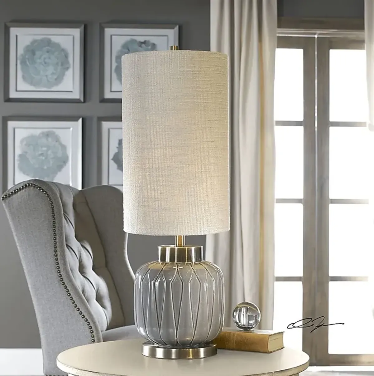 Desert Hills Gray Lamp
