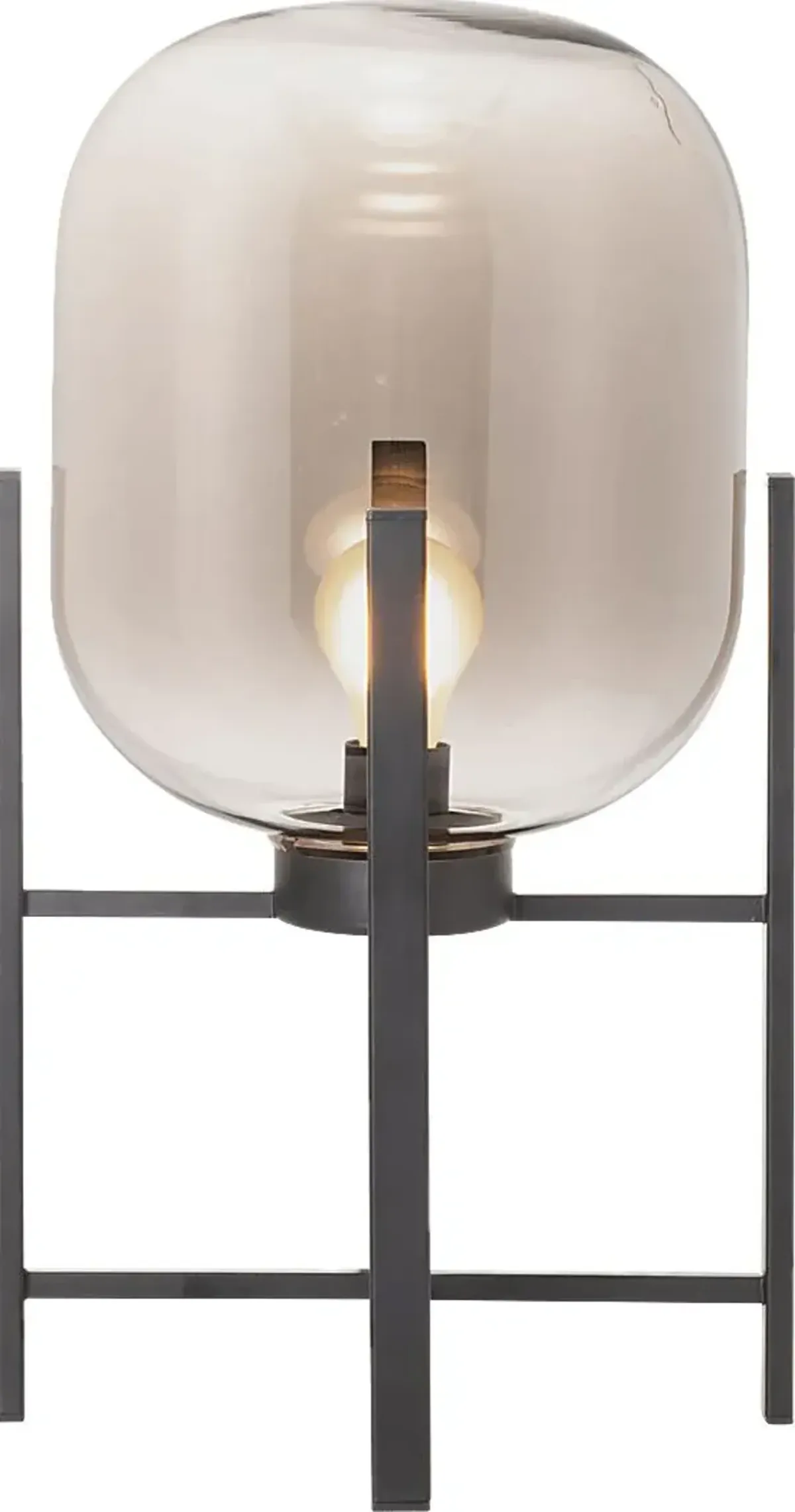 Yadkin Circle Black Lamp