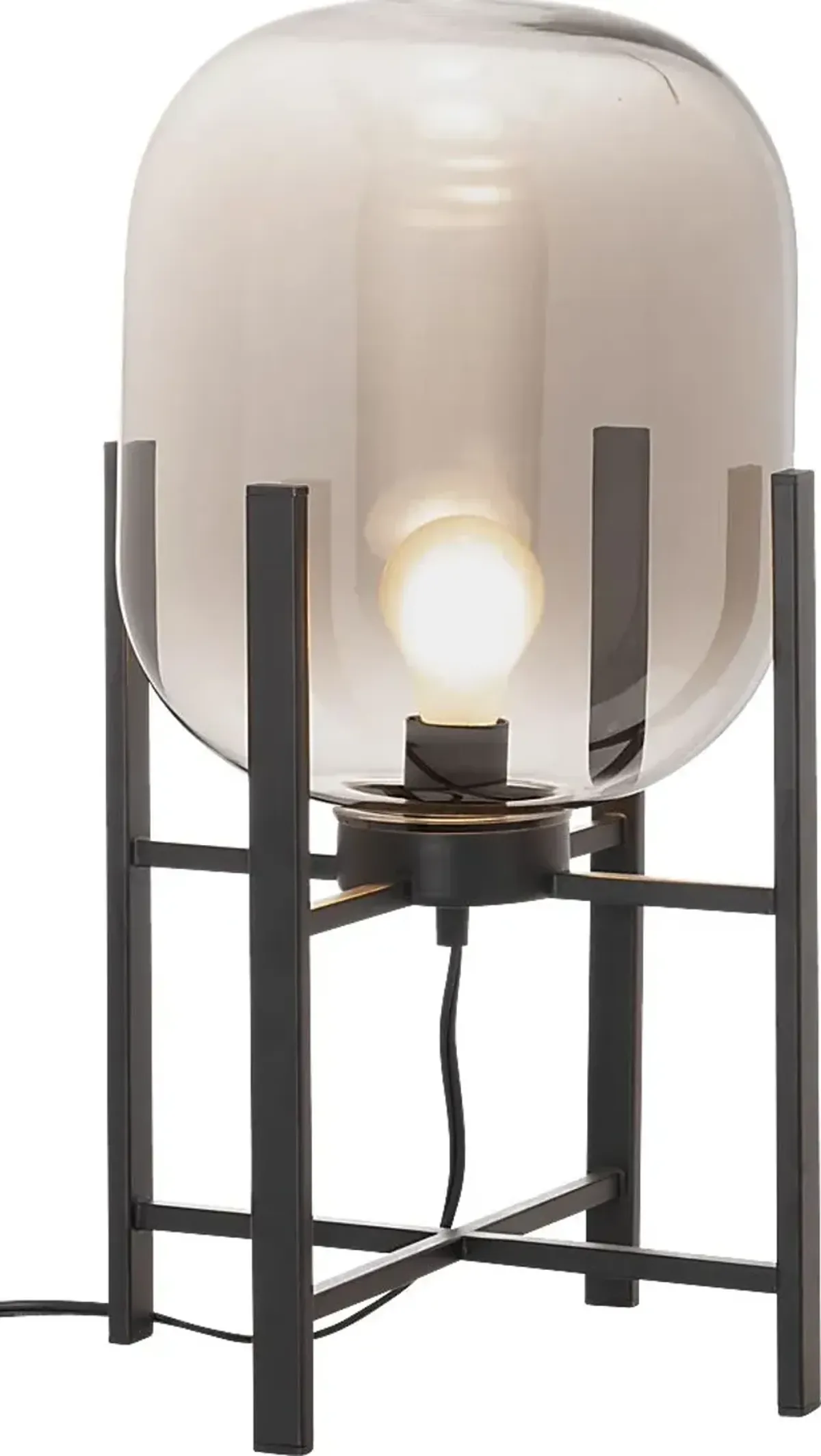 Yadkin Circle Black Lamp