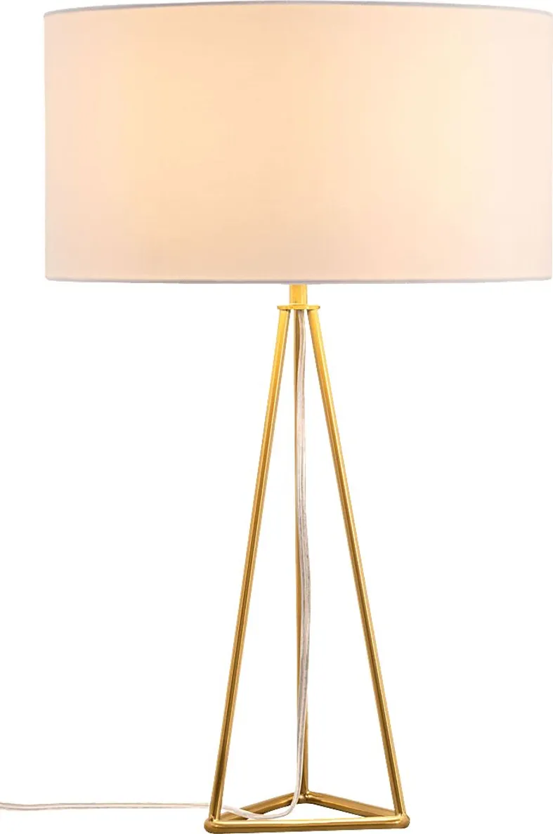 Barbour Boulevard Brass Lamp