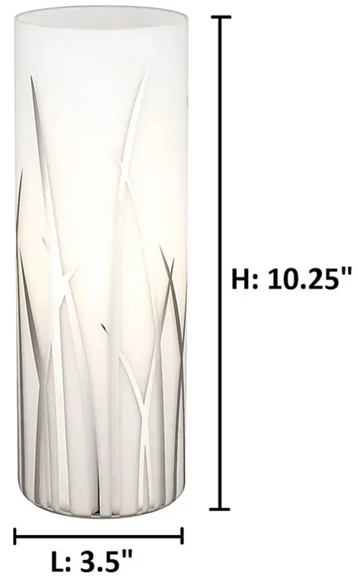 Wappo Circle White Lamp