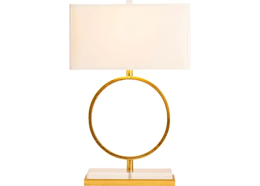 Kimball Post Gold Lamp