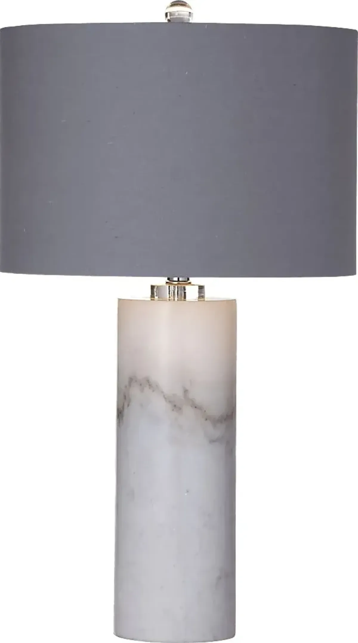 Deodate Gray Lamp