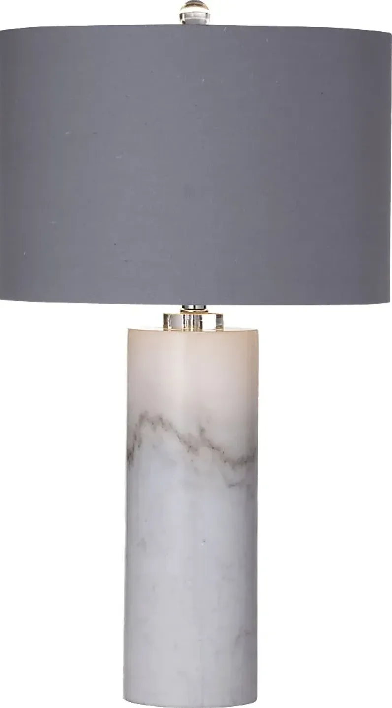 Deodate Gray Lamp