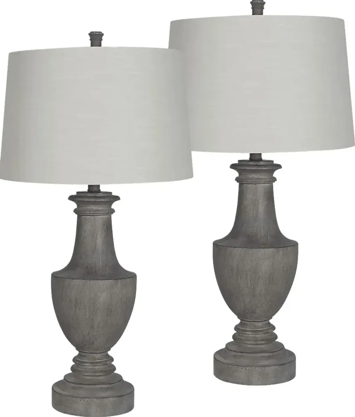 Brettonwood Gray Table Lamps, Set of 2