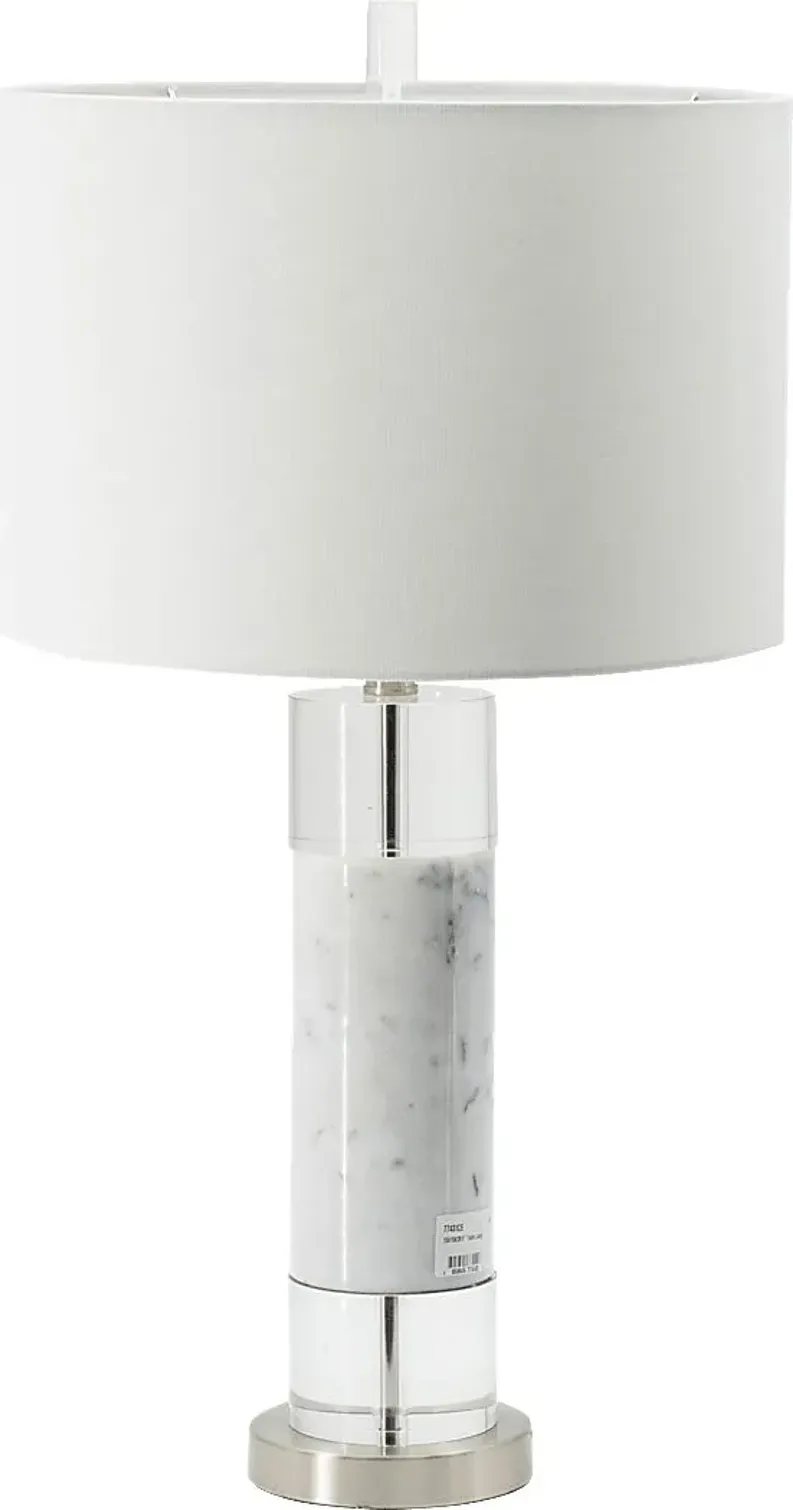 Palamino Shade White Lamp