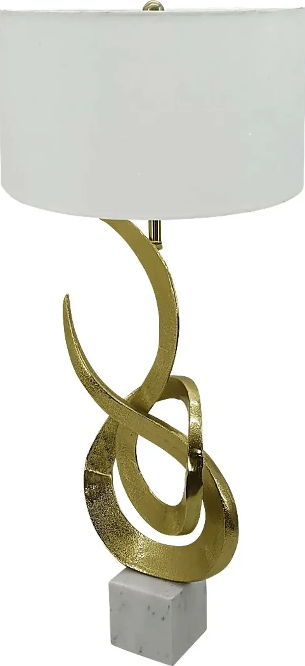 Iverness Post Gold Lamp