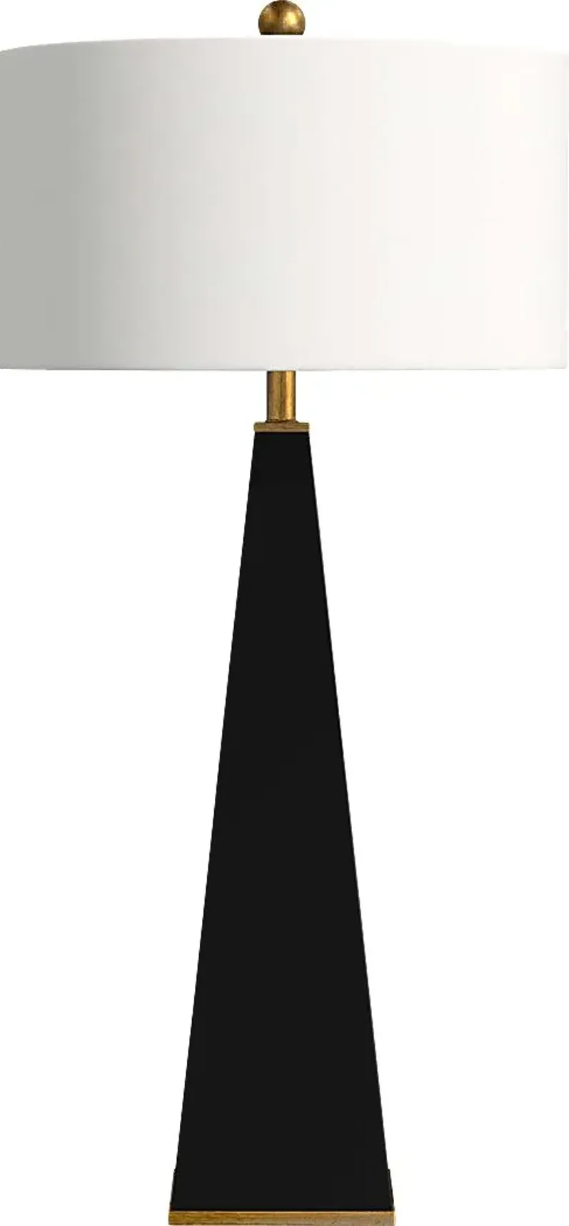 Fazio Post Black Lamp