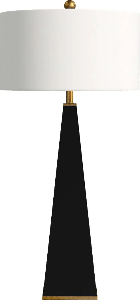 Fazio Post Black Lamp