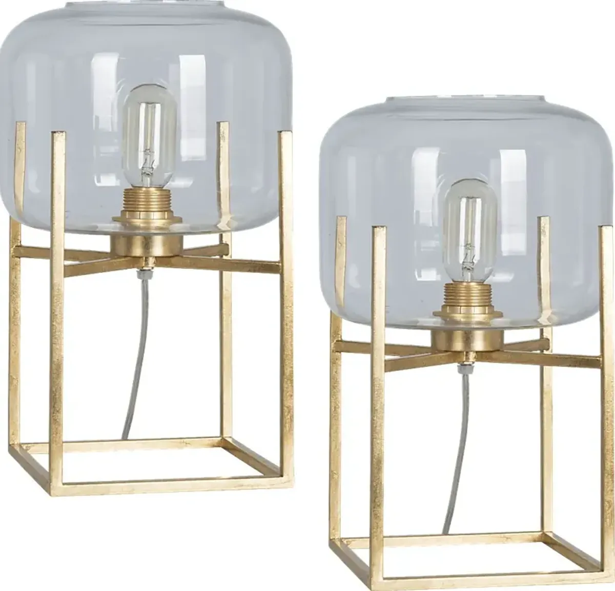 Aberlady Gold Lamp, Set of 2