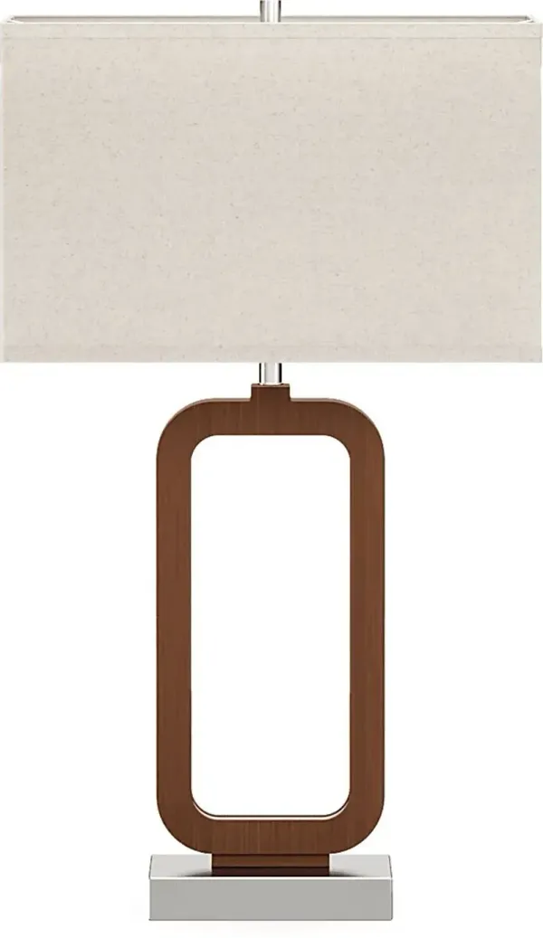 Robin Lane Walnut Lamp