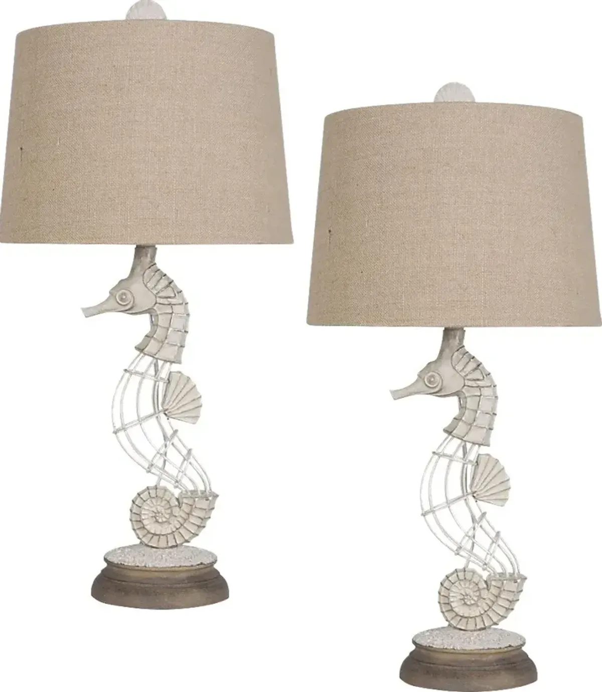 Balmaha White Lamp, Set of 2