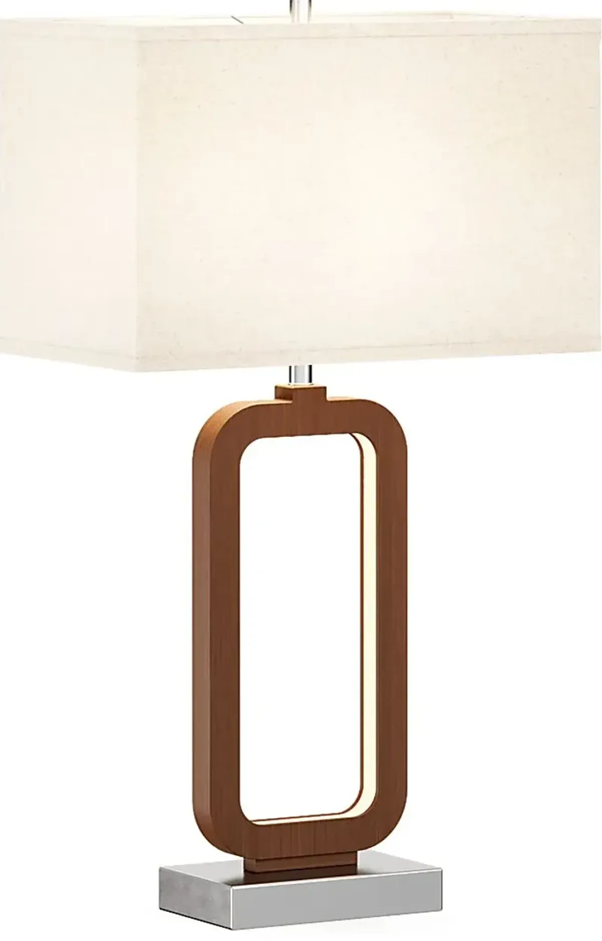 Robin Lane Walnut Table Lamp