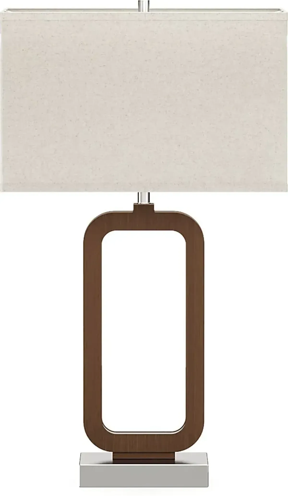 Robin Lane Walnut Table Lamp