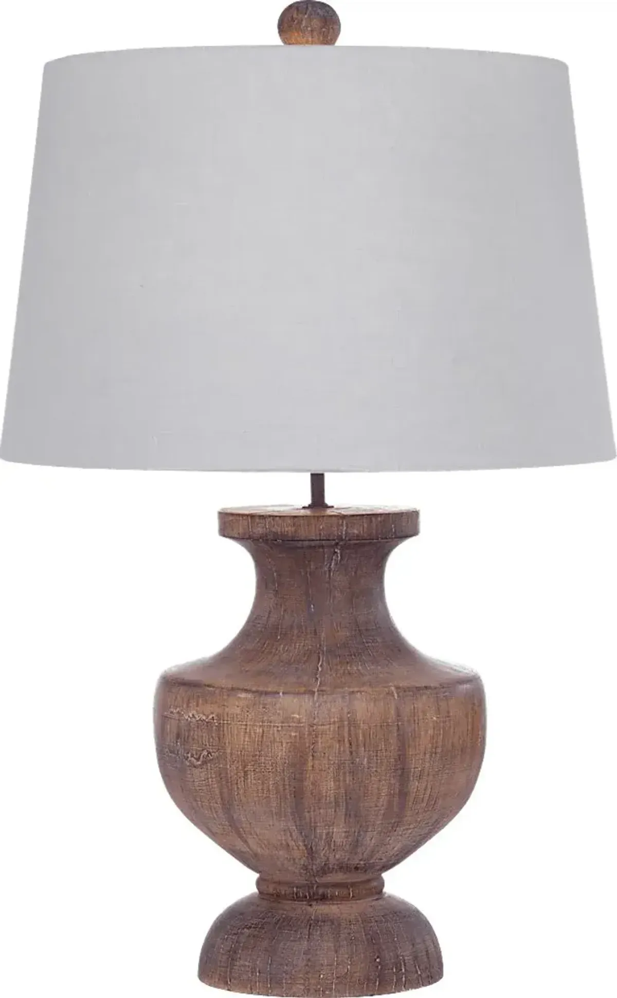 Blossom Lane Brown Lamp