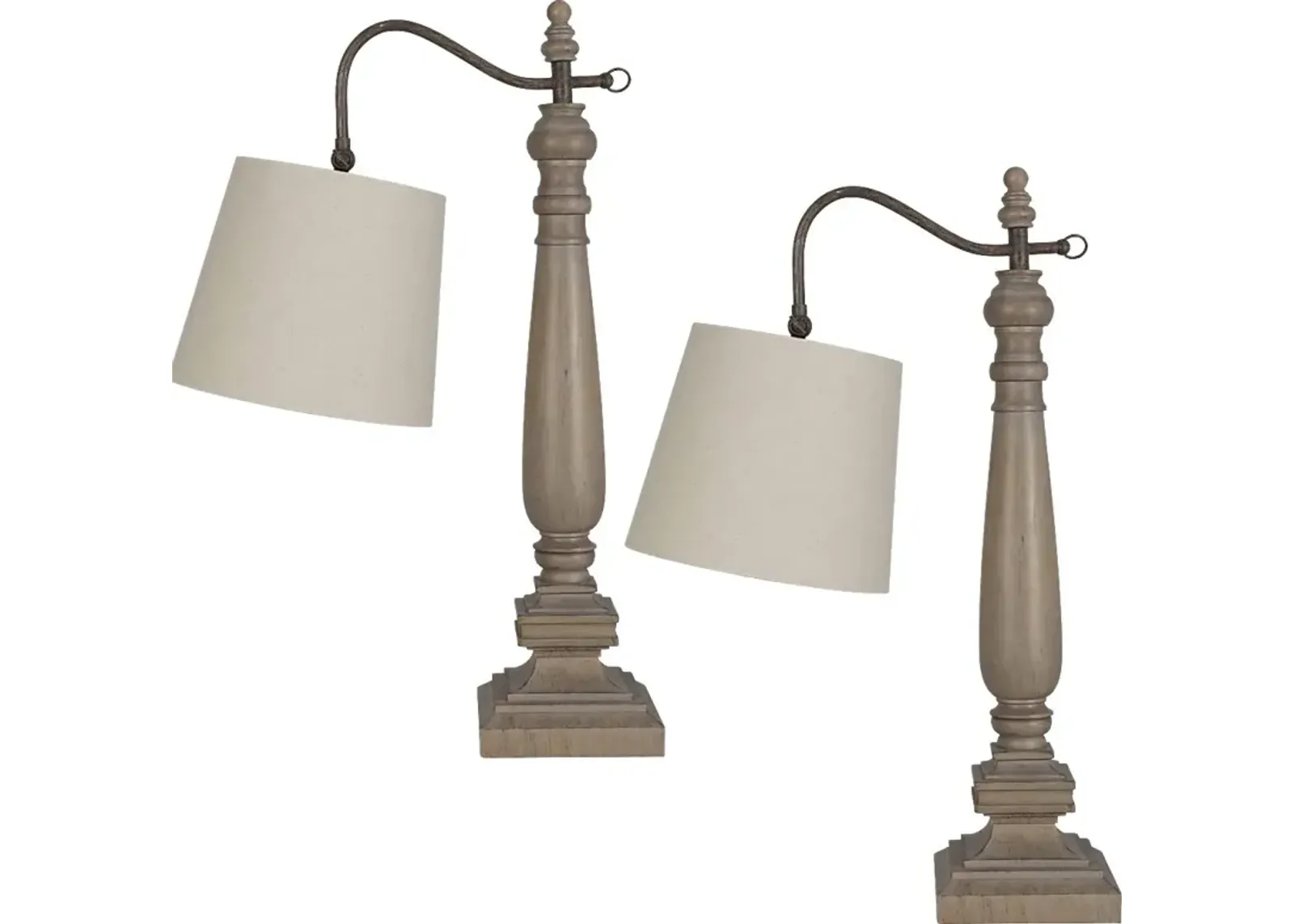 Braemar Brown Lamp, Set of 2