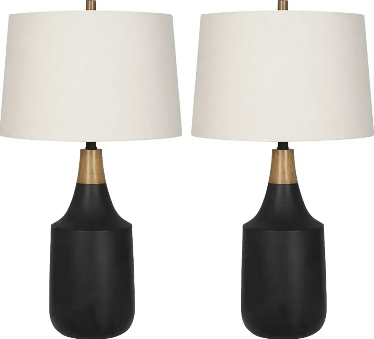 Abeyta Lane Black Lamp, Set of 2