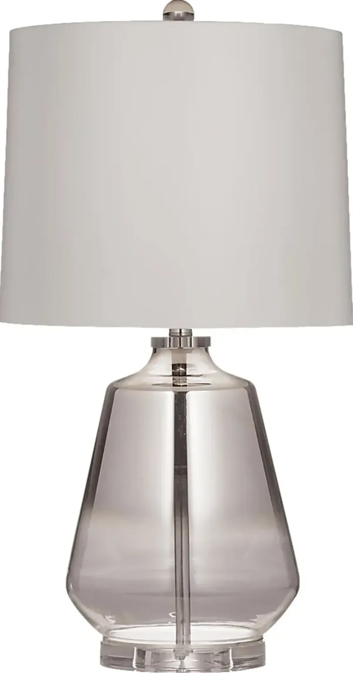 Flint Pond Gray Lamp