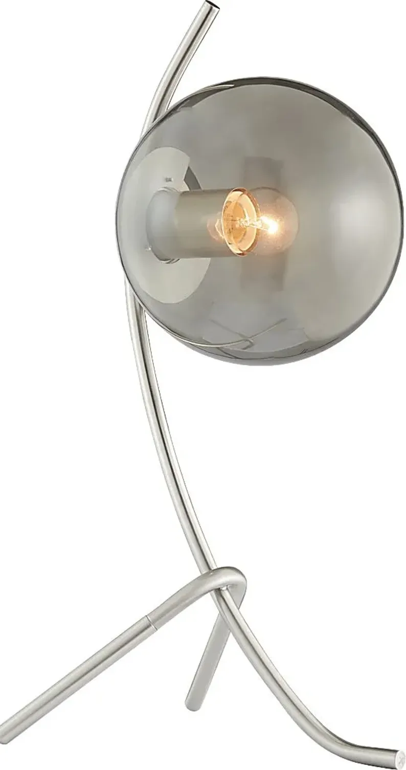 Glen Haven Place Nickel Lamp