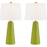 Berryessa Green Table Lamp, Set of Two